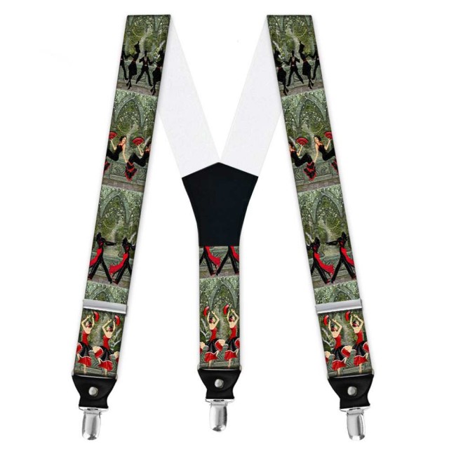 Bretele pantaloni personalizate, dansuri latino